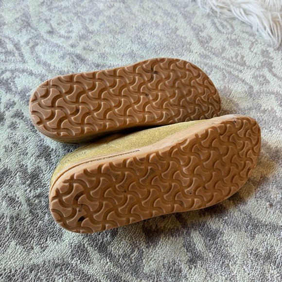 Birkenstock Bend Low Khaki Suede Leather Sneakers - Picture 6 of 12